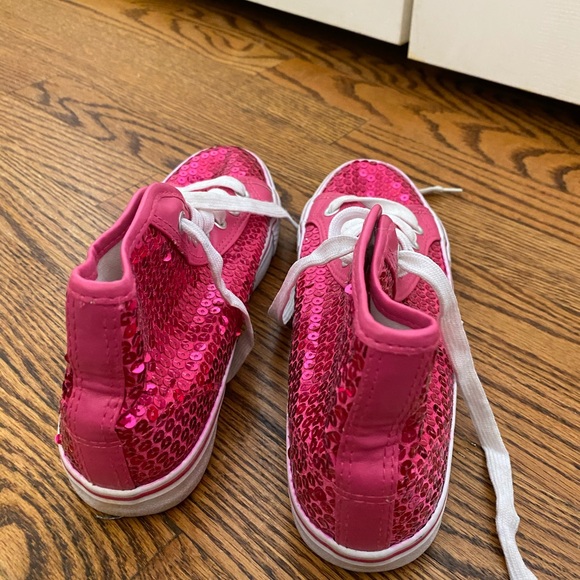 pink sparkle ‘converse’ - Picture 3 of 5
